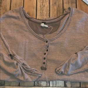 Free People 3/4 Top
